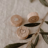 Wooden Magnet Set of 3 Hearts (PU = 6 sets)