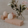Egg cup Lebe Liebe Lache 15 x 5.5cm (PU = 5 pieces)
