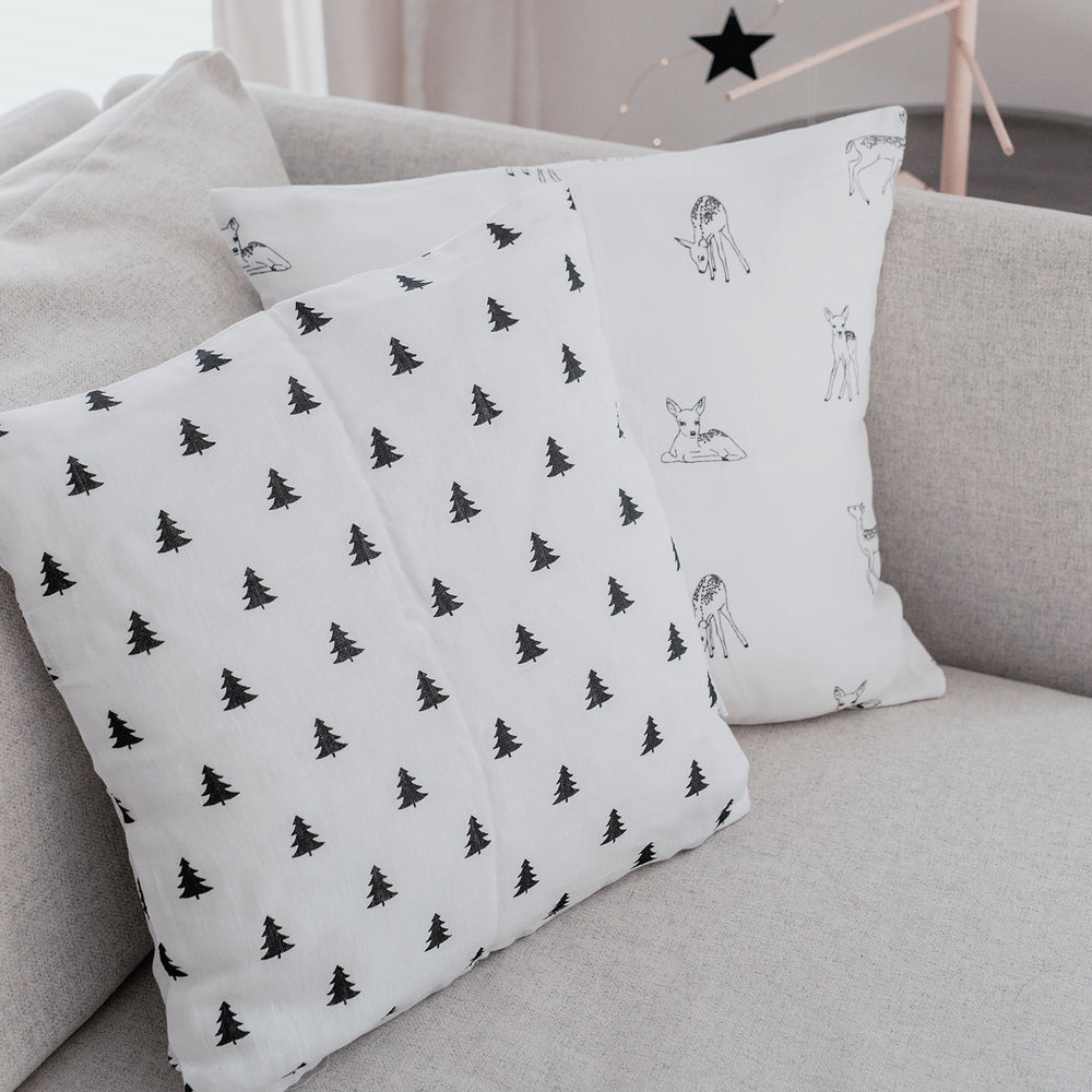 Linen pillowcase firs 40 x 40 cm (VE = 5 pieces)