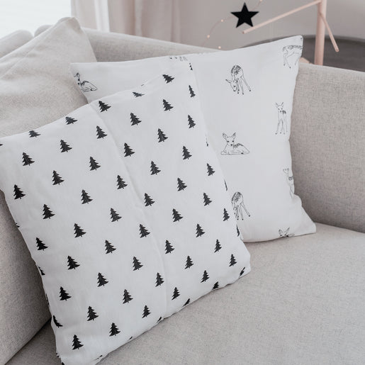 Housse de coussin Sapin en lin (UE = 5 Pièces)