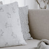Linen cushion cover rabbit 40 x 40 cm (VE = 5 pieces)
