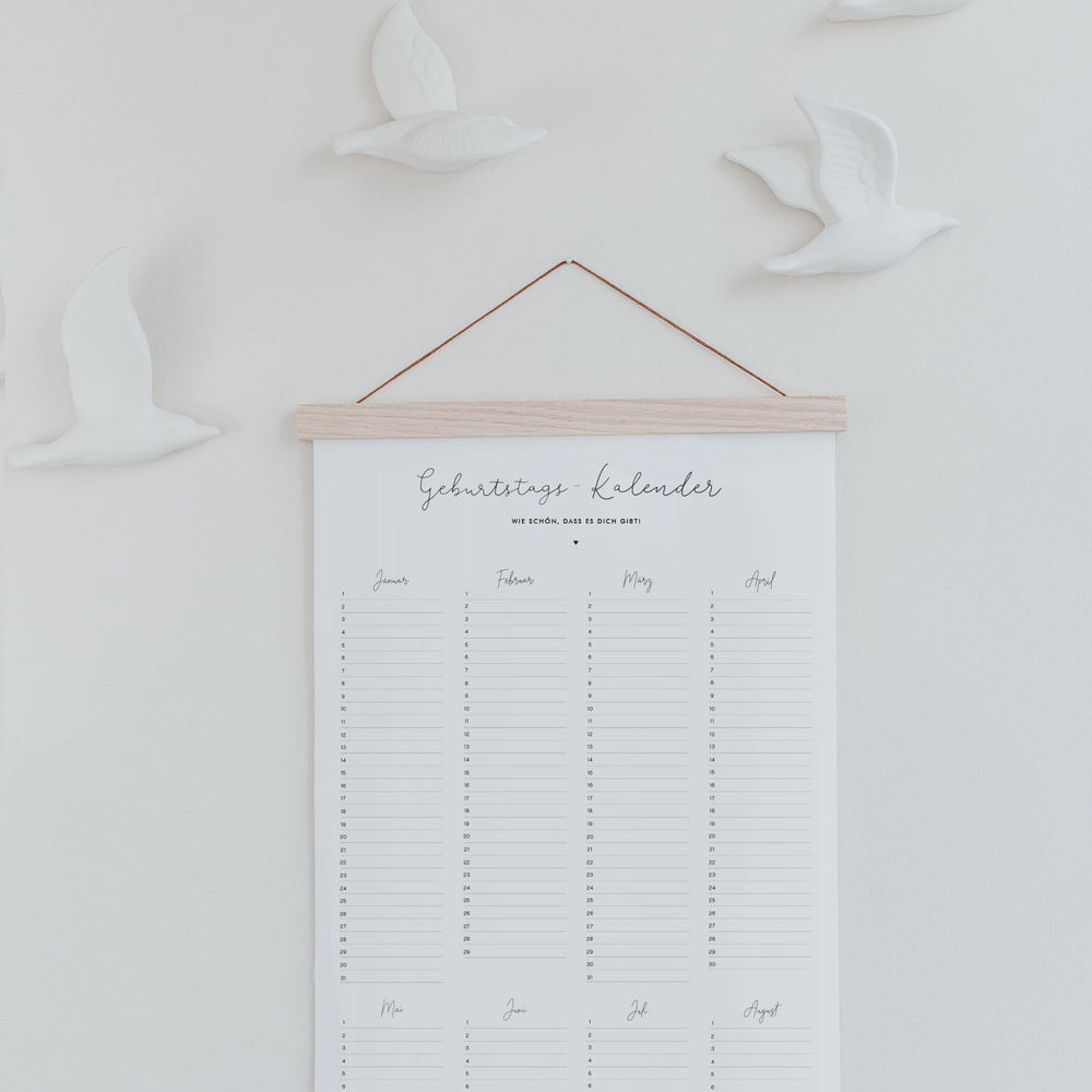 Geburtstagskalender (VE = 6 Stk)