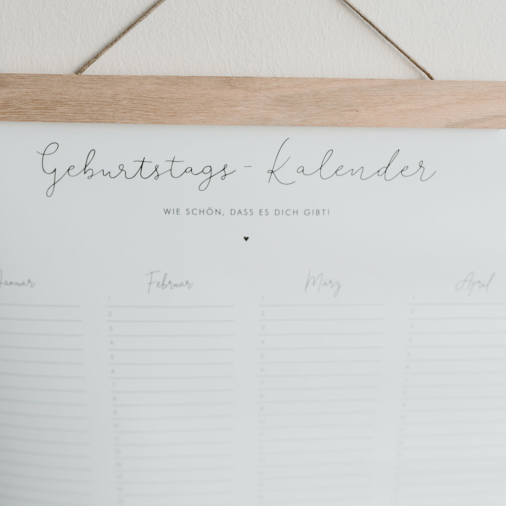 Geburtstagskalender (VE = 6 Stk)