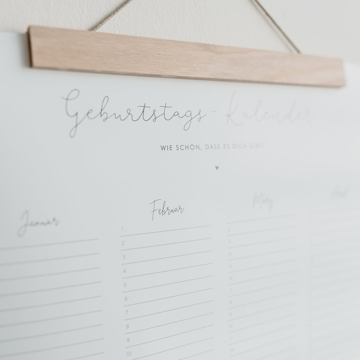 Geburtstagskalender (VE = 6 Stk)