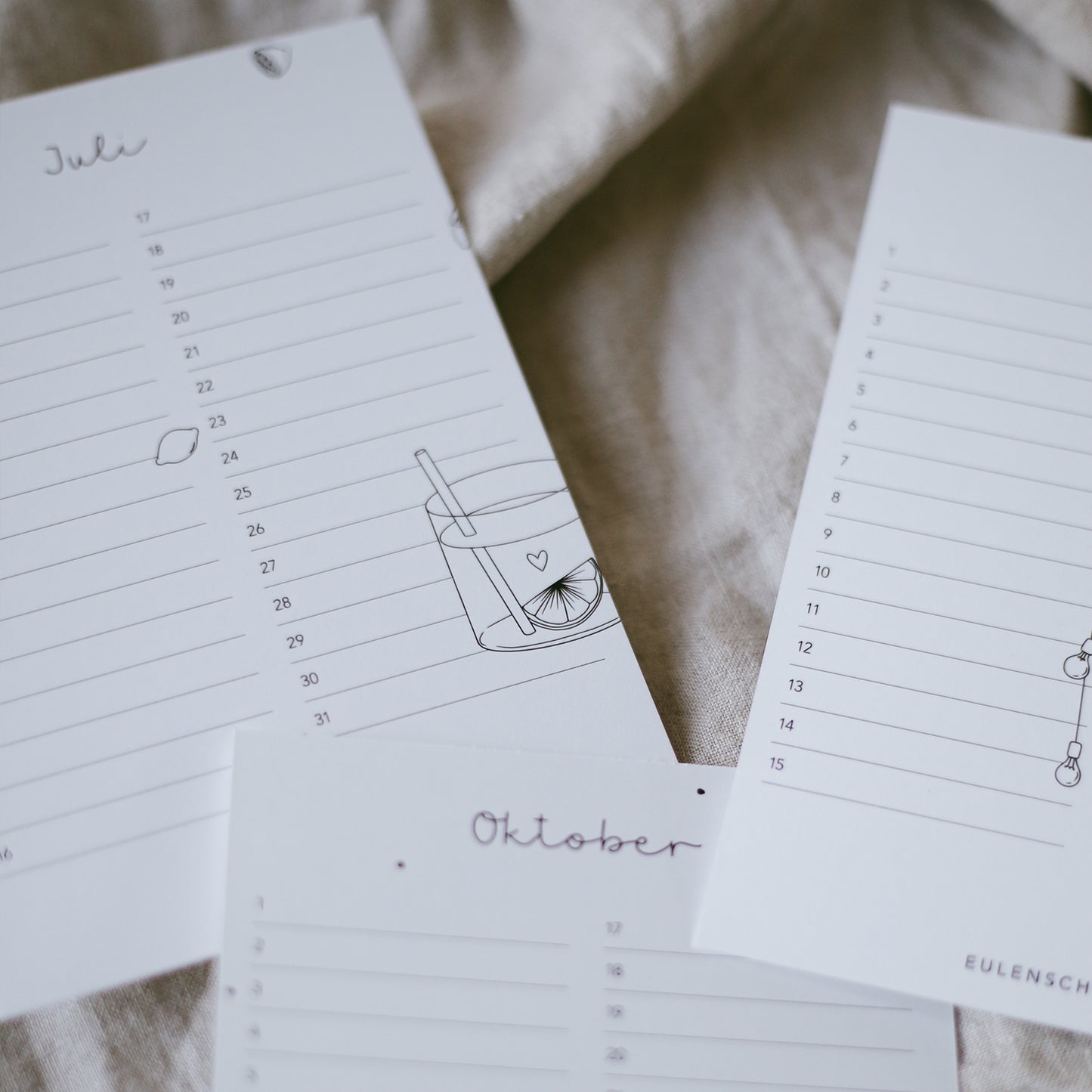 Tischkalender Geburtstage Blumenmädchen (VE = 10 Stück)