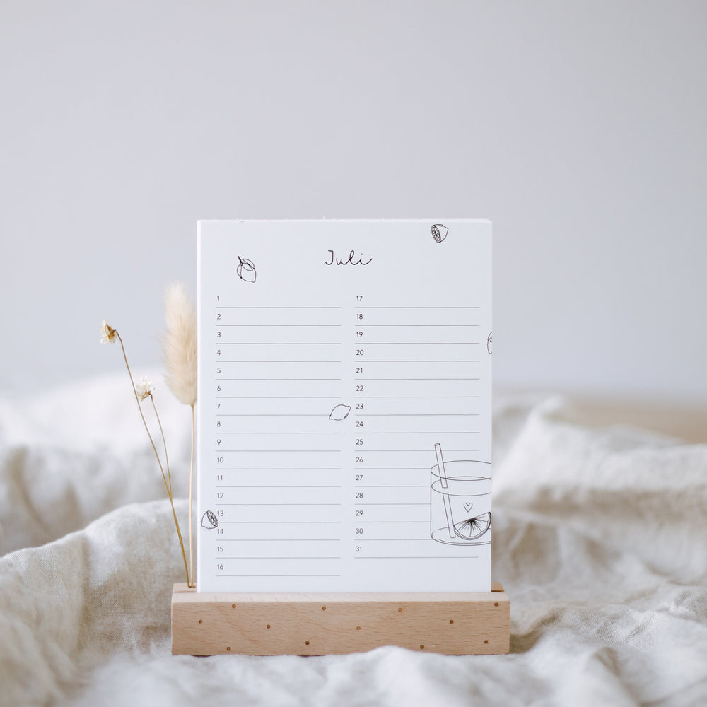 Tischkalender Geburtstage Blumenmädchen (VE = 10 Stück)