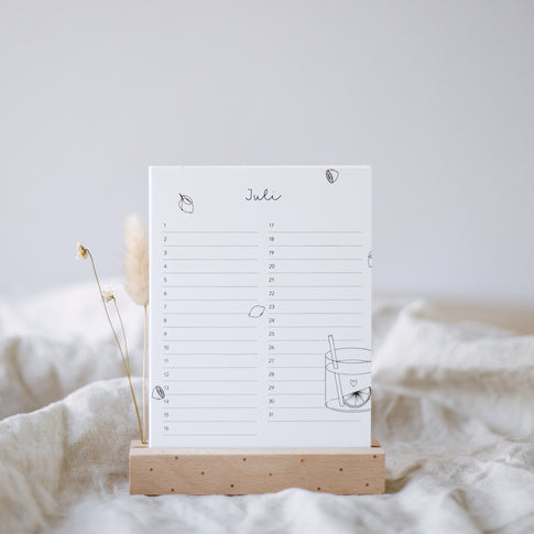 Tischkalender Geburtstage Blumenmädchen (VE = 10 Stück)