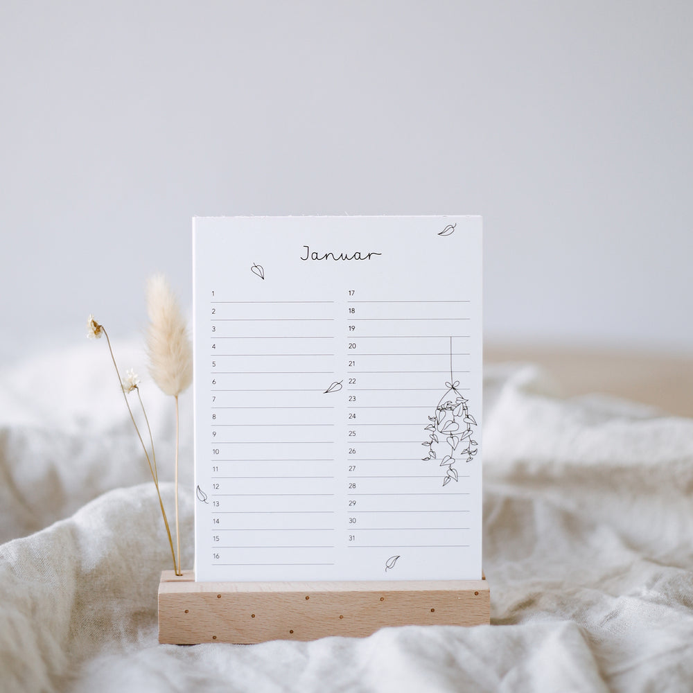 Tischkalender Geburtstage Blumenmädchen (VE = 10 Stück)