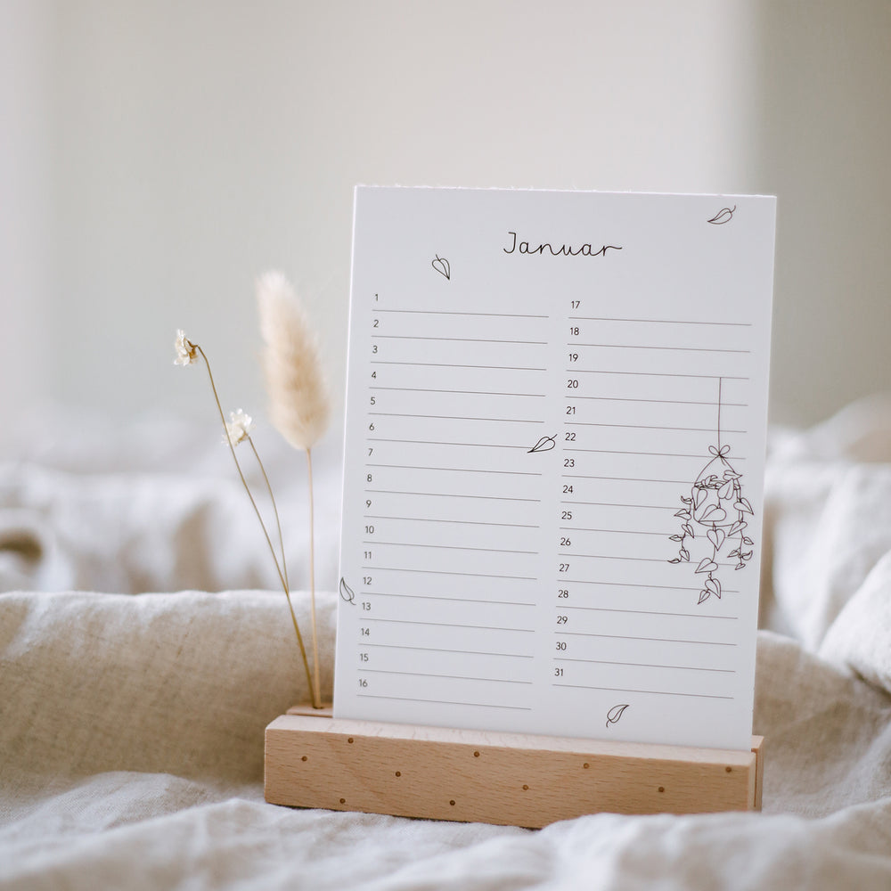 Tischkalender Geburtstage Blumenmädchen (VE = 10 Stück)