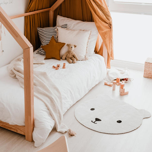 Washable children's rug Bear