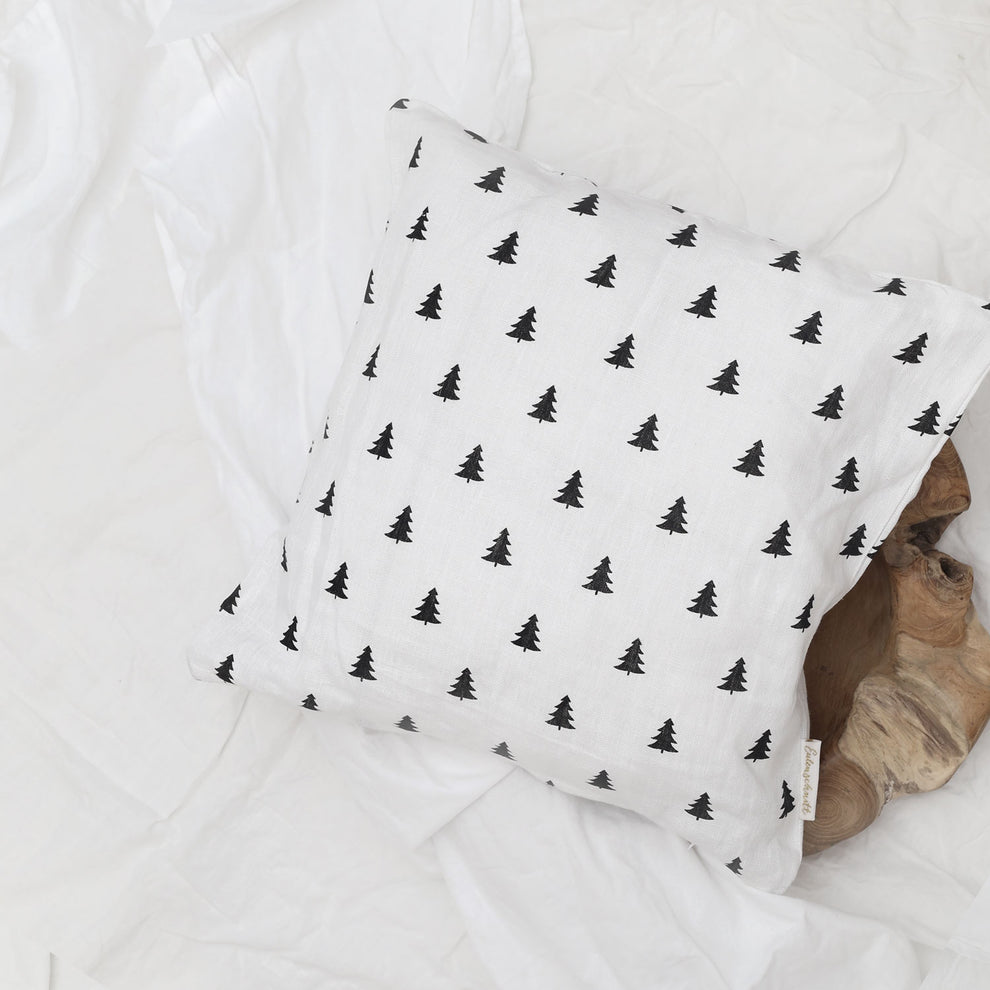 Linen pillowcase firs 40 x 40 cm (VE = 5 pieces)