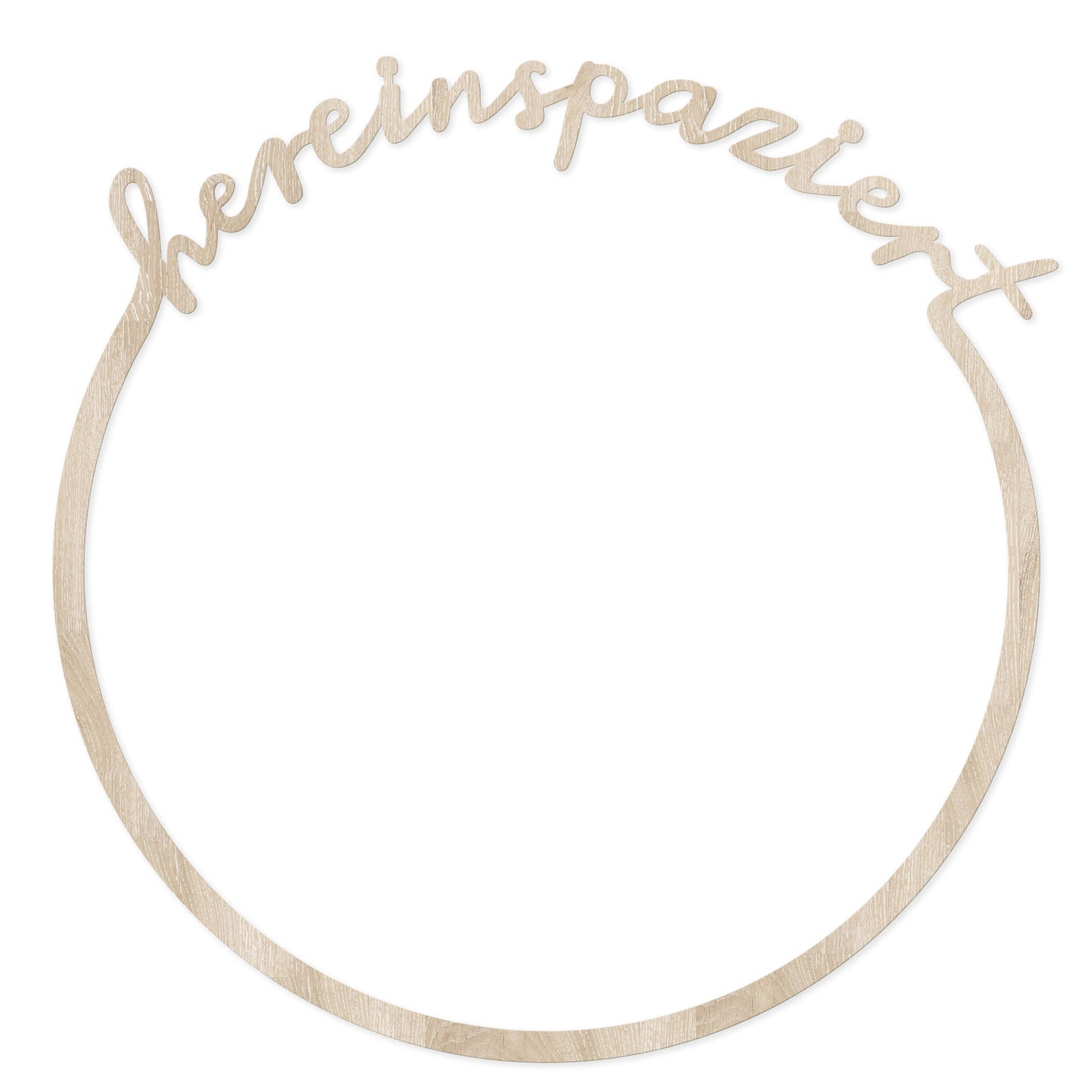 Wooden Wreath Hereinspaziert 31cm (PU = 8 pieces)