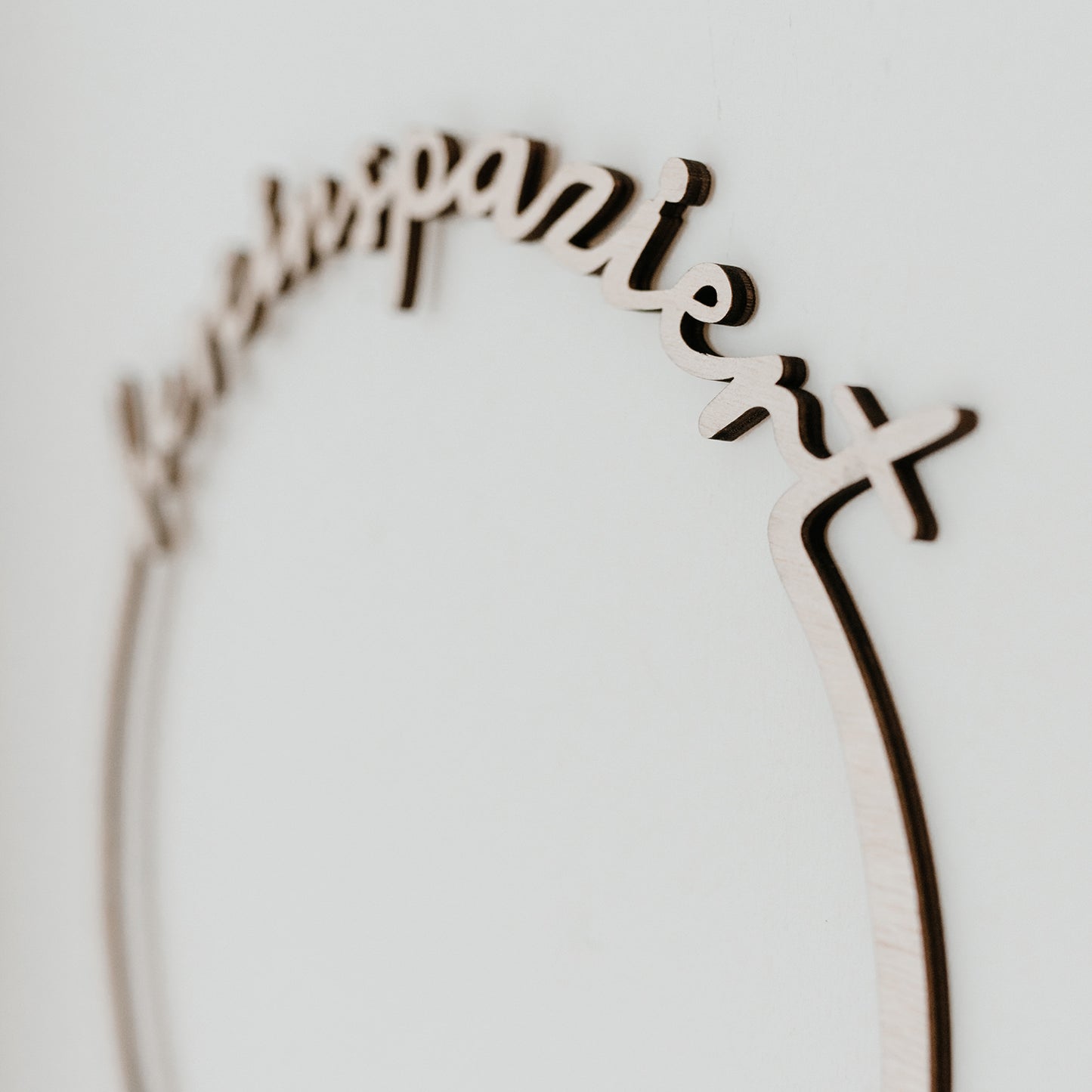 Wooden Wreath Hereinspaziert 31cm (PU = 8 pieces)