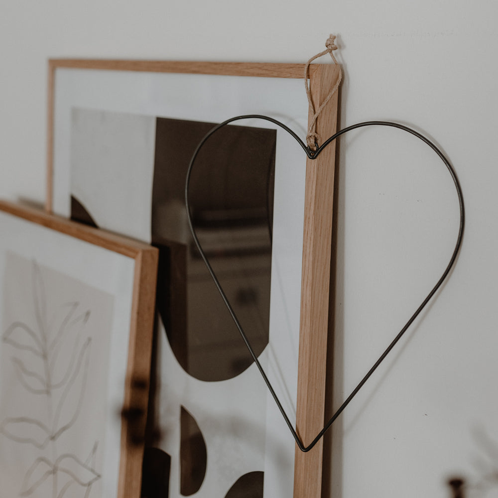 Couronne en métal Coeur en lot de 2 (UE = 4 Ensembles)