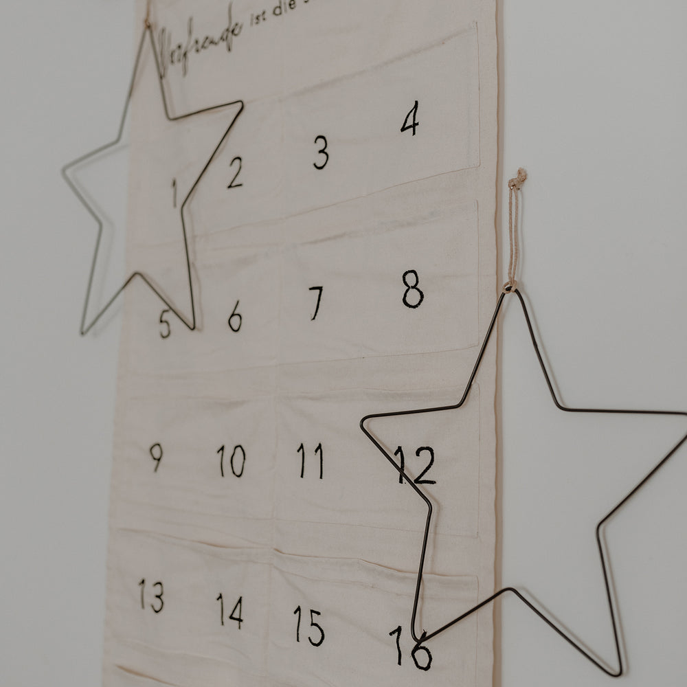 Couronne en métal Étoile en lot de 2 (UE = 4 Ensembles)