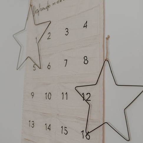 Couronne en métal Étoile en lot de 2 (UE = 4 Ensembles)