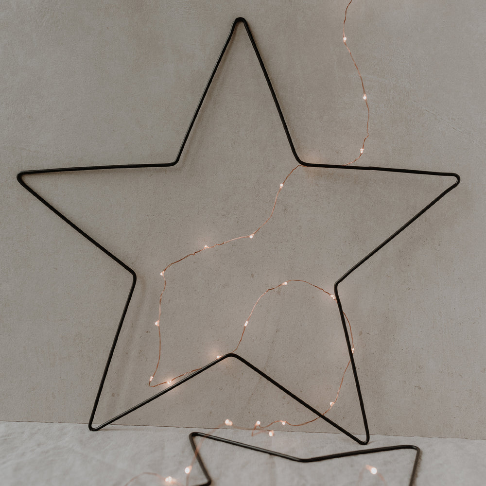 Couronne en métal Étoile en lot de 2 (UE = 4 Ensembles)