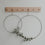 Couronne en métal Cercle en lot de 2 (UE = 4 Ensembles)