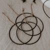 Pendentif Cercle en métal lot de 6 (UE = 4 Ensembles)