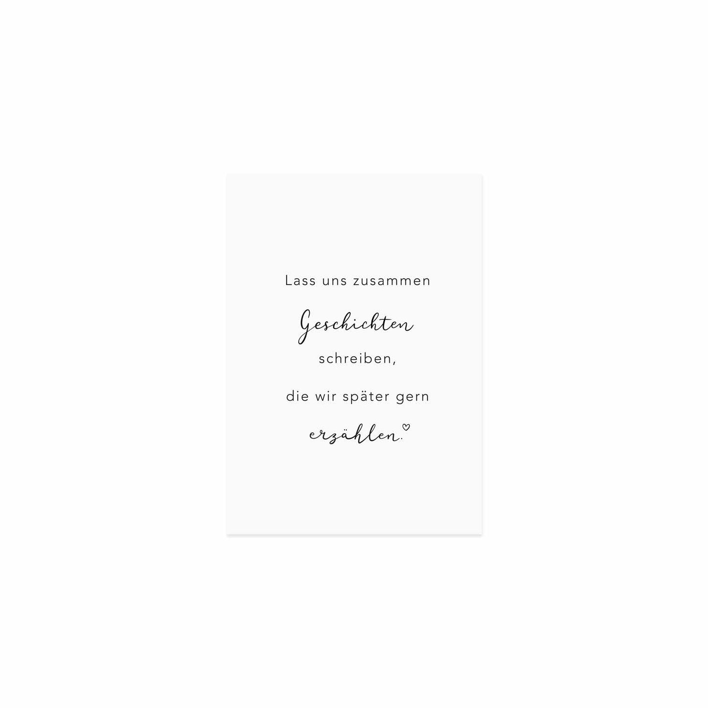 Spruchkarte Geschichten Erzählen (UE = 10 Pièces)