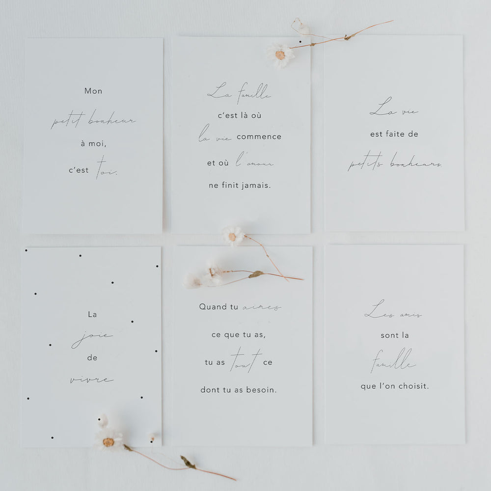 Postcard Les amis (PU = 10 pieces)