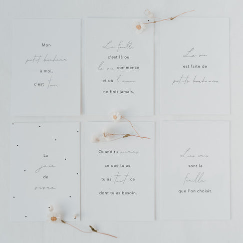 Postcard Les amis (PU = 10 pieces)