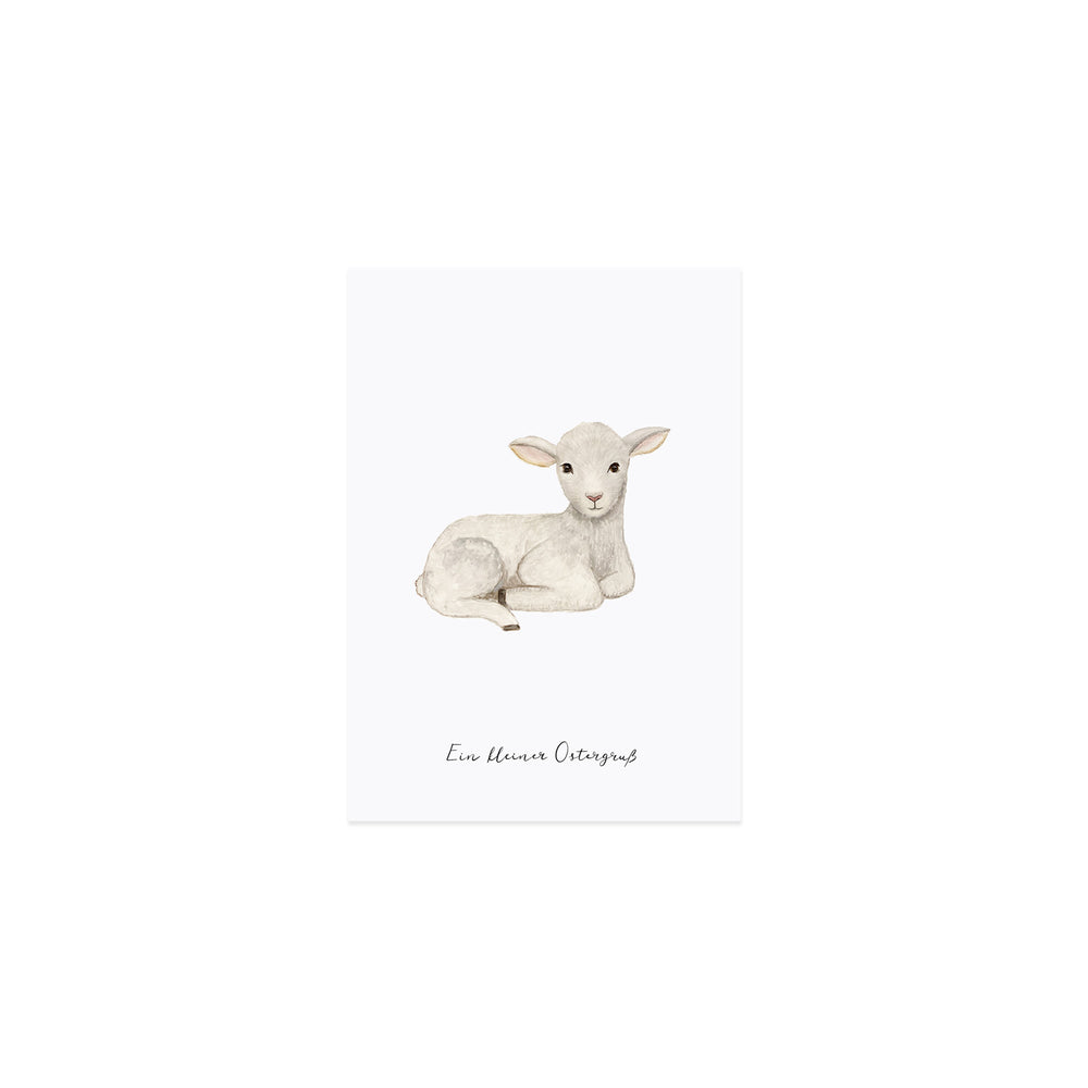 Easter card lamb (VE = 10 pieces)
