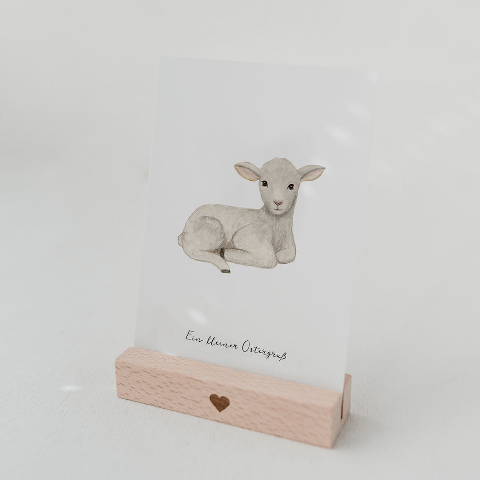 Easter card lamb (VE = 10 pieces)