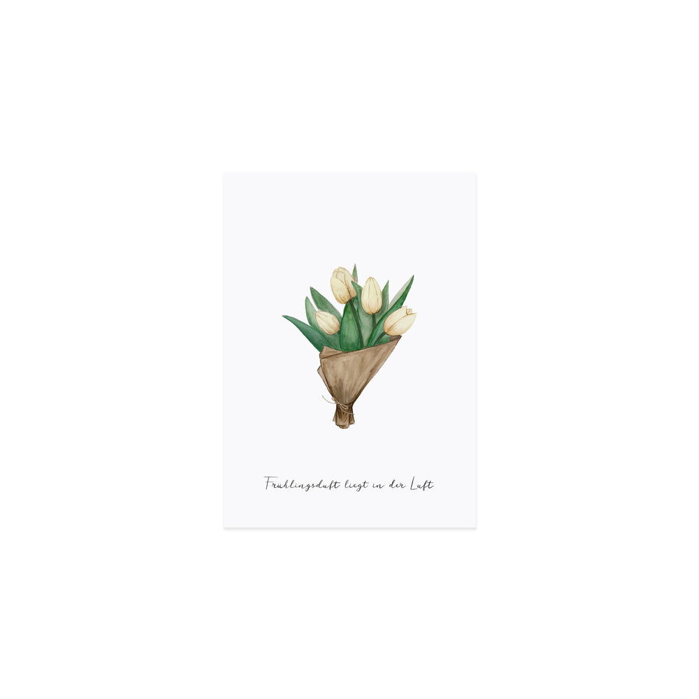 Easter card tulips (PU = 10 pieces)