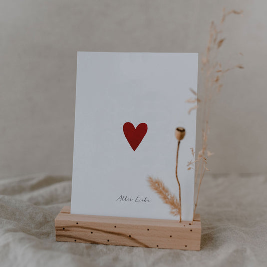 Glückwunschkarte Kleines Herz (UE = 10 Pièces)