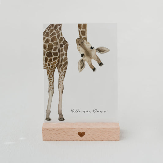 Glückwunschkarte Giraffe (VE = 10 Stück)