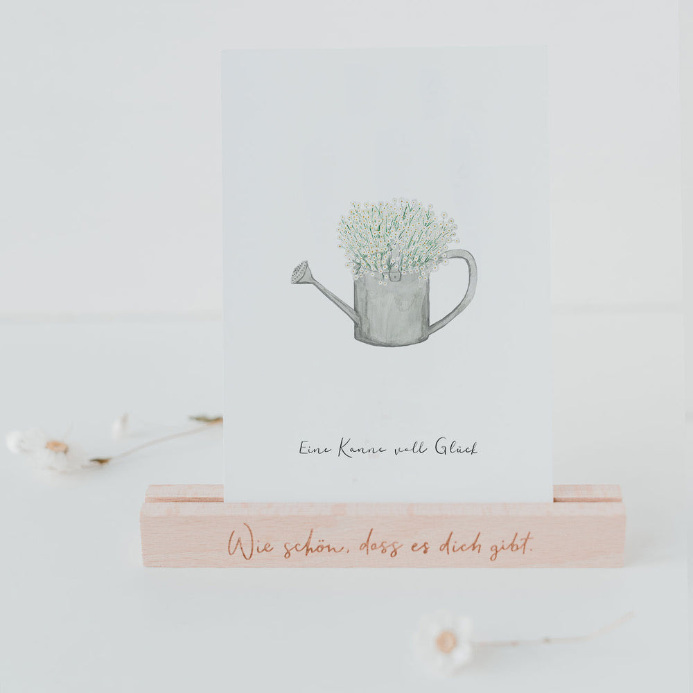 Postkarte Kanne voll Glück (VE = 10 Stück)