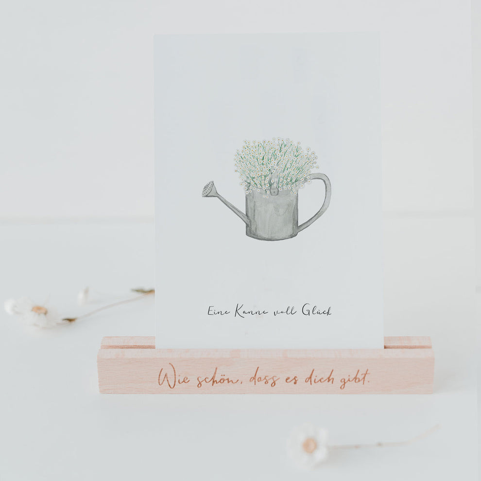 Postkarte Kanne voll Glück (VE = 10 Stück)