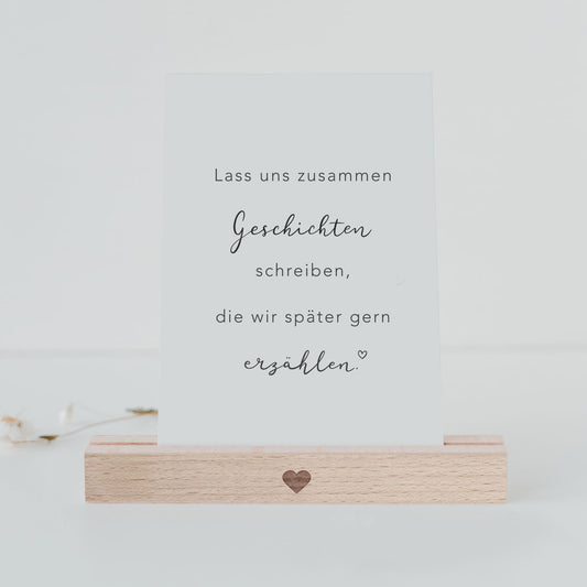 Spruchkarte Geschichten Erzählen (VE = 10 Stück)