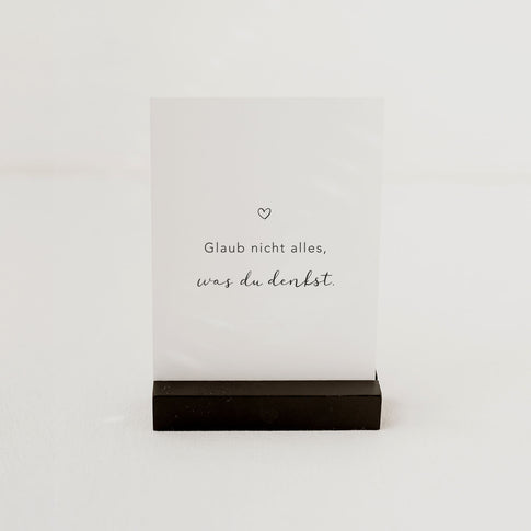 Spruchkarte Alles Was Du Denkst (UE = 10 Pièces)