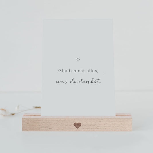 Spruchkarte Alles Was Du Denkst (VE = 10 Stück)