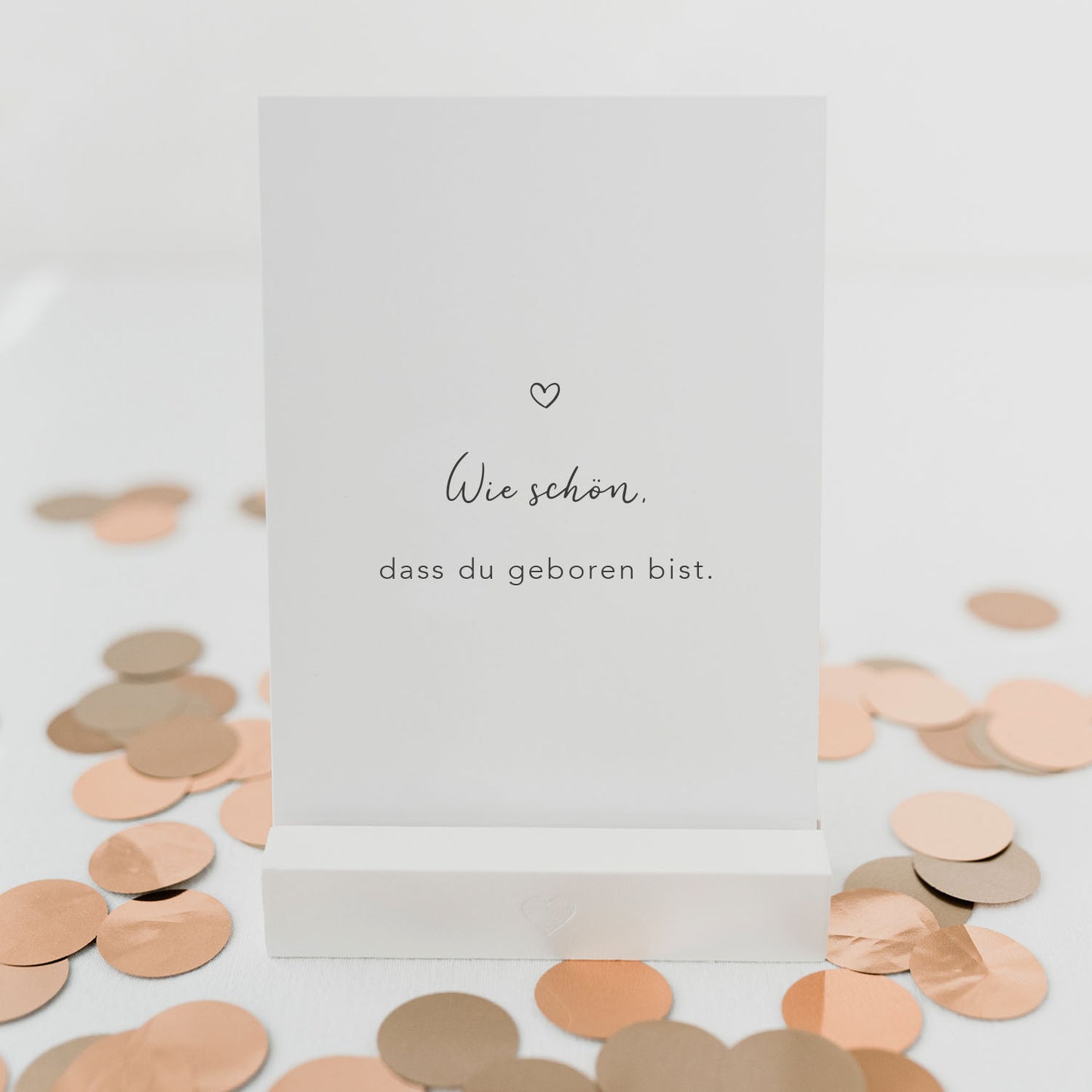 Spruchkarte Wie schön (UE = 10 Pièces)
