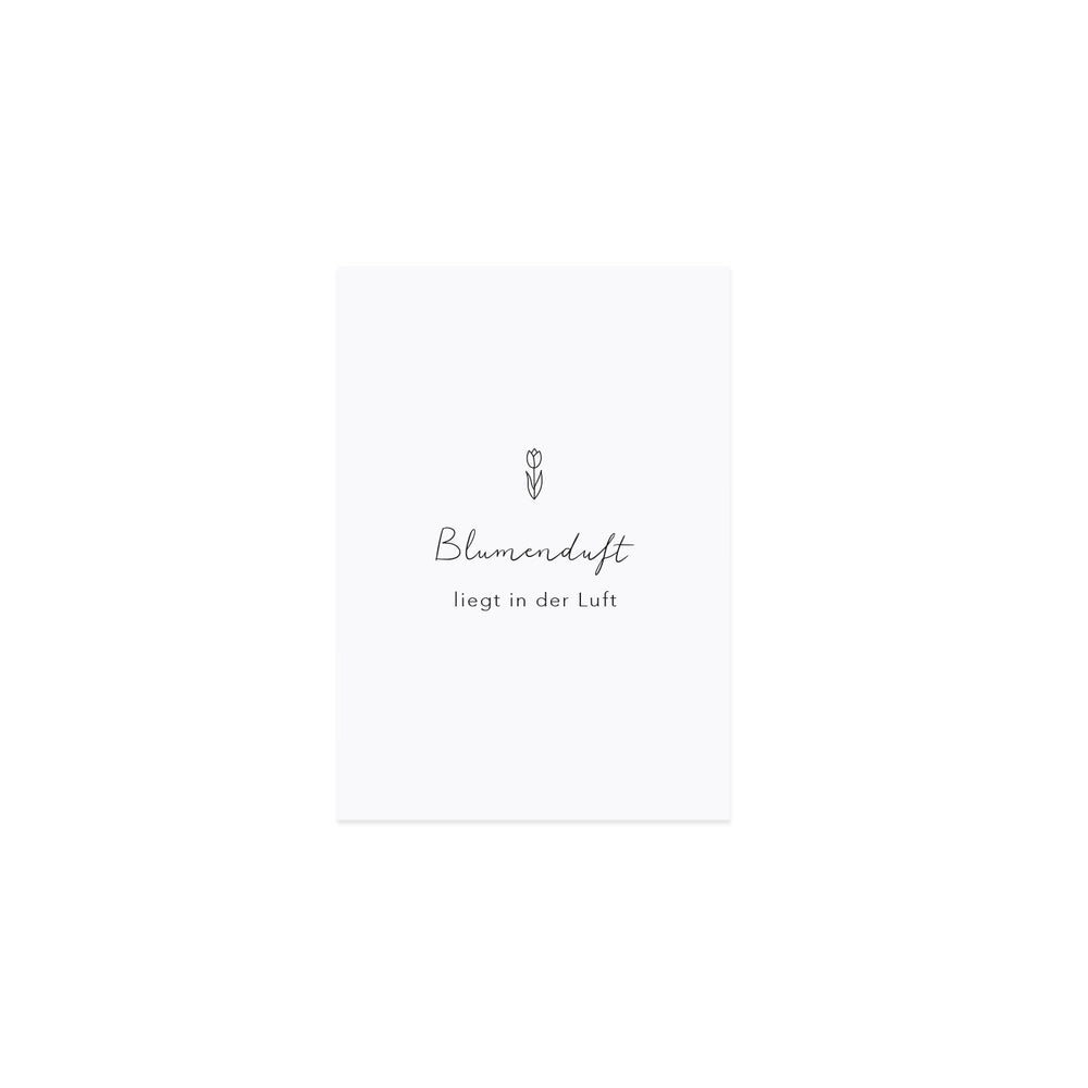 Word card floral scent (PU = 10 pieces)