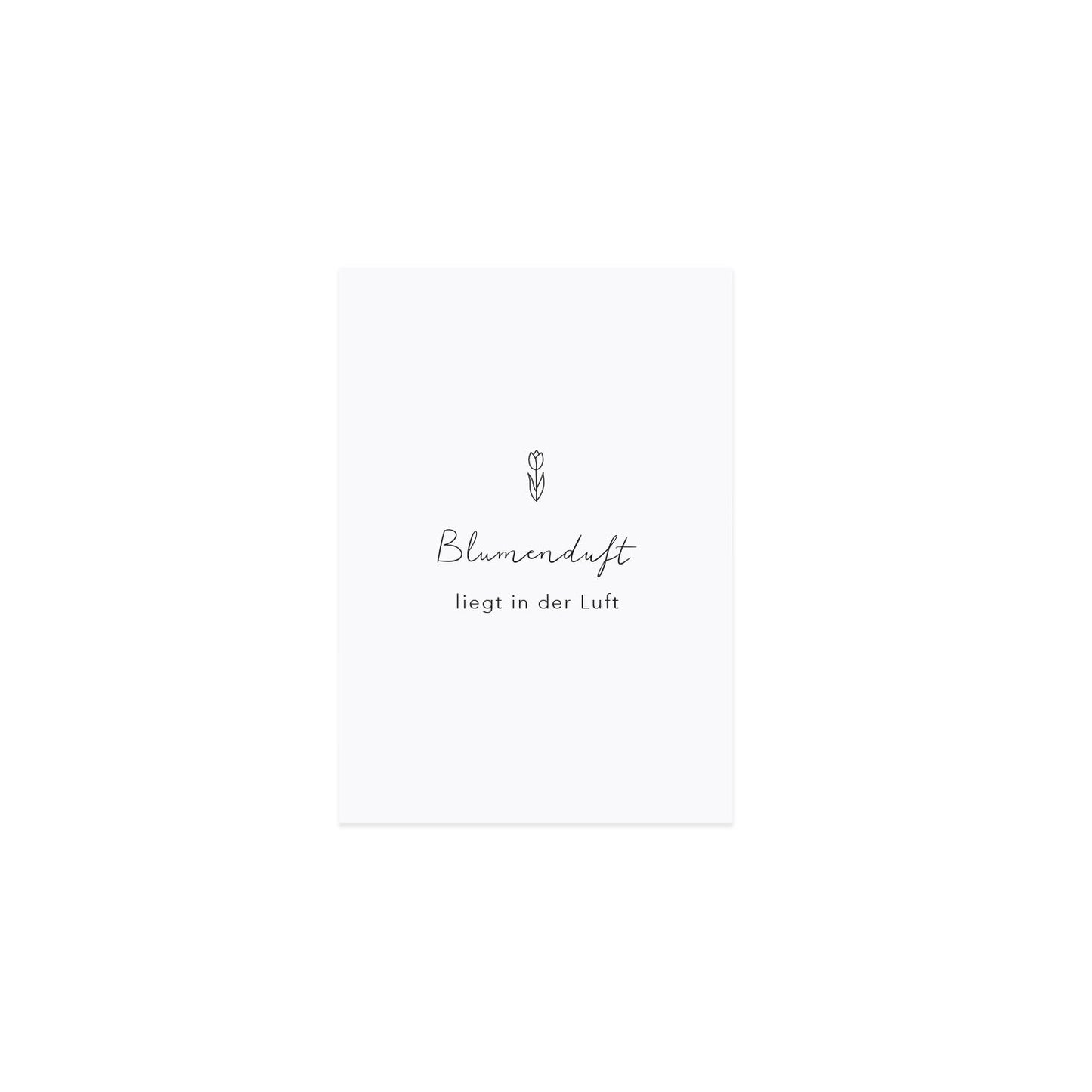 Word card floral scent (PU = 10 pieces)