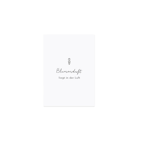 Word card floral scent (PU = 10 pieces)