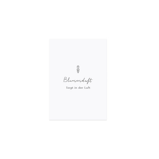 Word card floral scent (PU = 10 pieces)