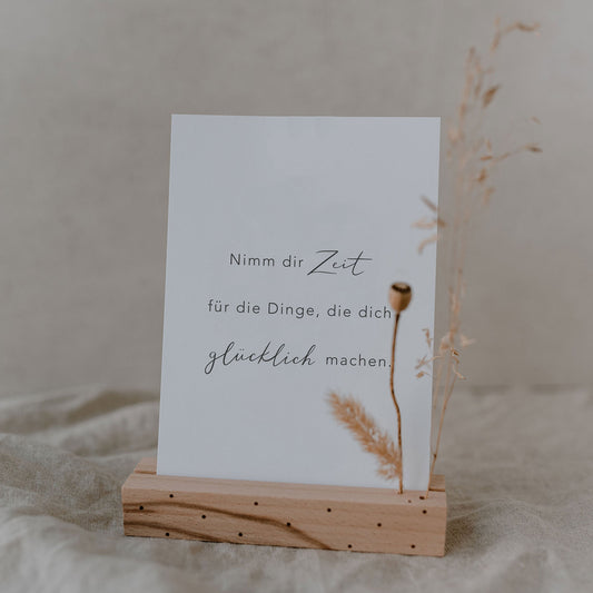 Postkarte Nimm dir Zeit (VE = 10 Stück)