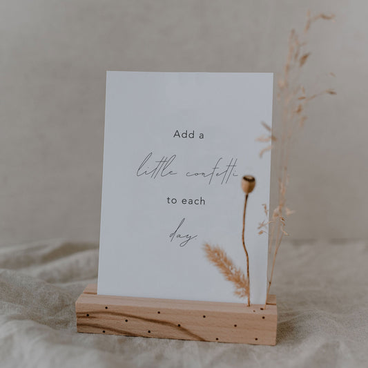 Spruchkarte Confetti (UE = 10 Pièces)
