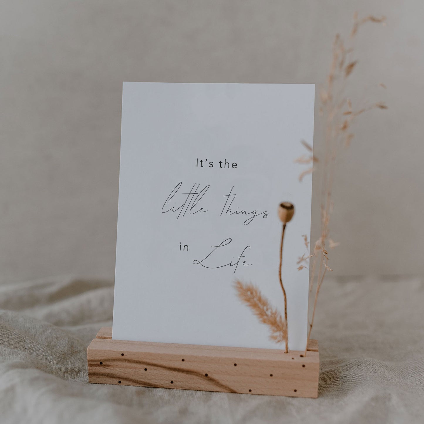 Spruchkarte Little Things (VE = 10 Stück)