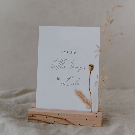 Spruchkarte Little Things (UE = 10 Pièces)