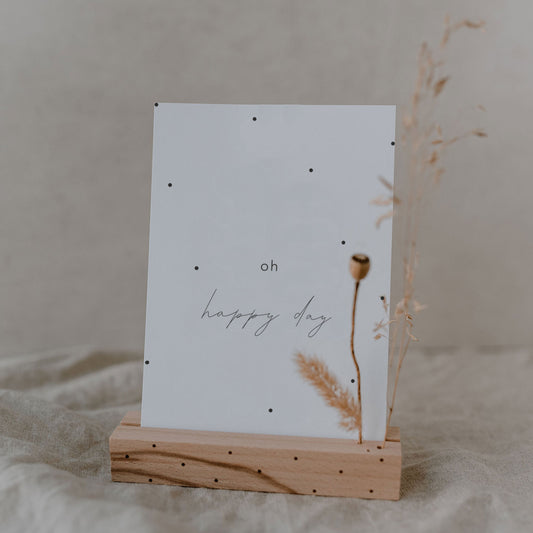 Spruchkarte Happy Day (UE = 10 Pièces)