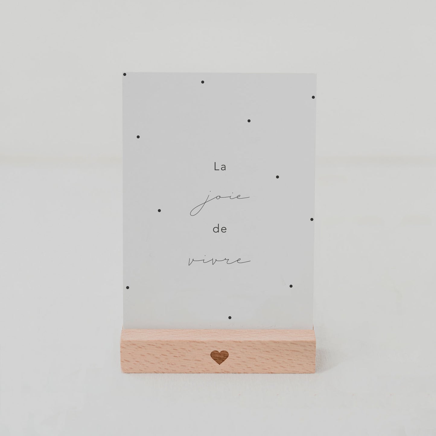 Spruchkarte La joie  (UE = 10 Pièces)