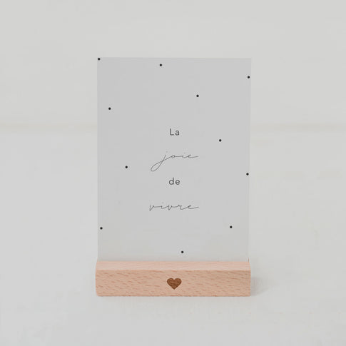 Spruchkarte La joie  (UE = 10 Pièces)