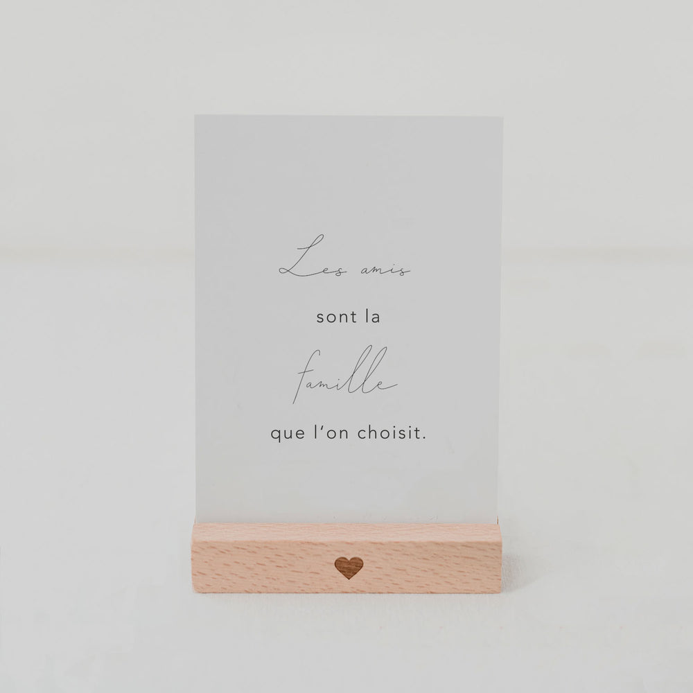 Postcard Les amis (PU = 10 pieces)
