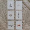 Watercolor card anchor (PU = 10 pieces)